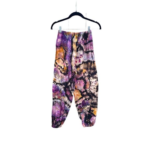 Tie Dye Lightweight Pants | Women’s Bottoms | Geode Tie - Reverse Dye / Ice Dye - Picture 2 of 2